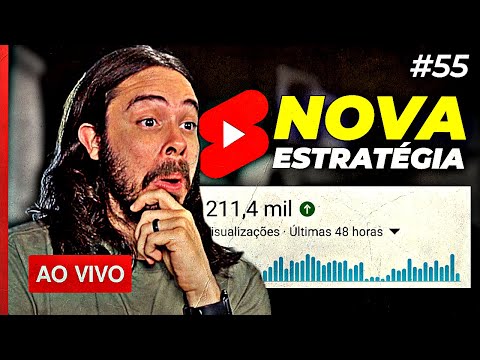 Errei?! Nova estratégia de Shorts p/ crescer no YouTube | Live aberta p/ perguntas #55