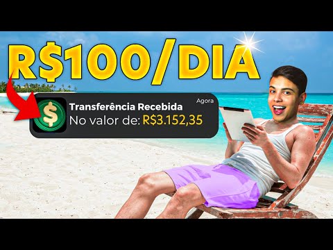 3 FORMAS PREGUIÇOSAS DE GANHAR 100 REAIS POR DIA DE GRAÇA E SEM APARECER (Dinheiro online)