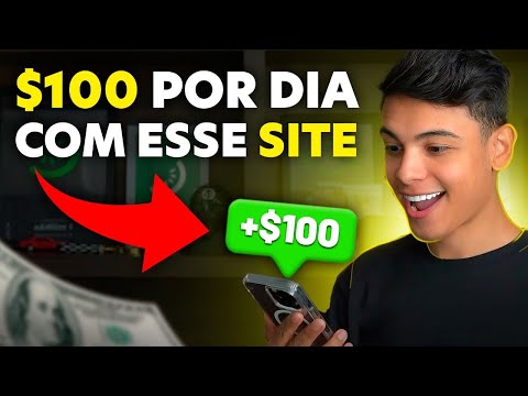 ESSE SITE PAGA MAIS QUE SEU SALÁRIO! RECEBA 100 REAIS POR DIA PELO CELULAR (Dinheiro online 2023)