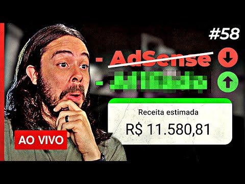 Melhor forma de Ganhar Dinheiro no YouTube (R$ 11 mil por mês) | Live #58