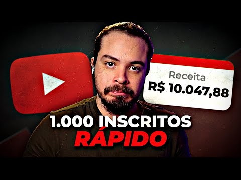 4 PASSOS para ganhar 1.000 inscritos RÁPIDO em 2023