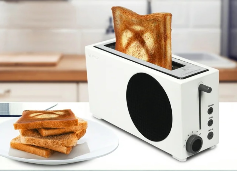 Café da manhã gamer: Microsoft lança torradeira do Xbox Series S