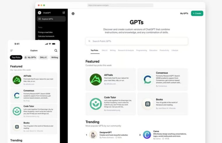 OpenAI lança GPT Store, loja para baixar diferentes versões do ChatGPT