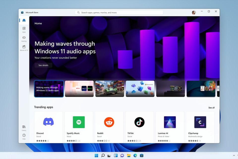 Microsoft Store agora emite um aviso ao terminar o download de um aplicativo
