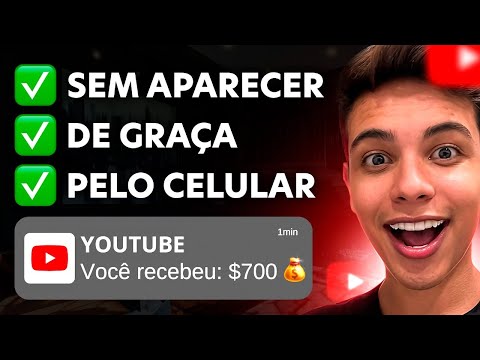 RECEBA $150 POR DIA NO YOUTUBE SEM PRECISAR GRAVAR E 100% PELO CELULAR (Dinheiro online)