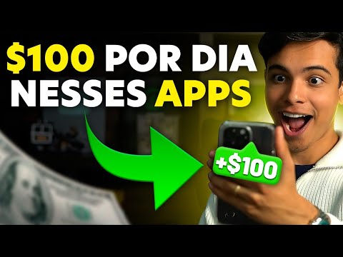 6 APLICATIVOS PARA GANHAR DINHEIRO PELO CELULAR – $100 Por Dia (Aplicativos que pagam de VERDADE)