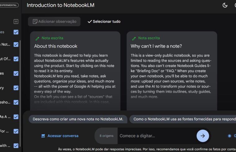 Google lança no Brasil o NotebookLM, um ‘bloco de notas inteligente’; veja como usar