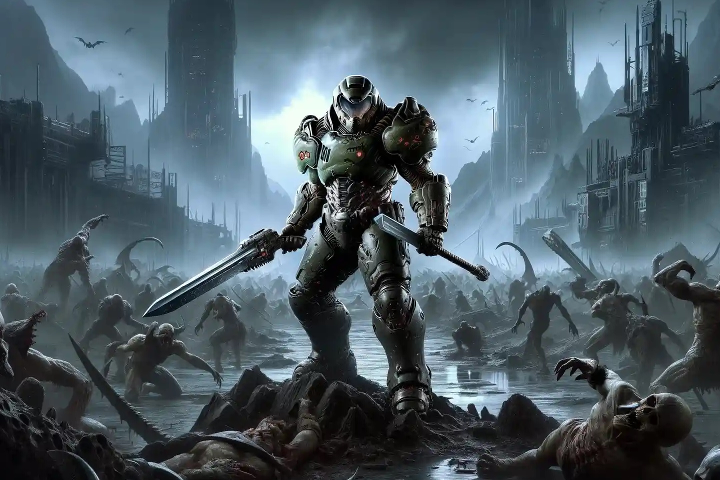 DOOM: modder coloca escudo de motoserra de Dark Ages no jogo clássico