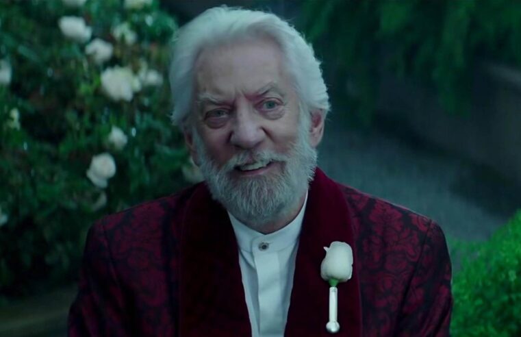 Morre Donald Sutherland, o presidente Snow de Jogos Vorazes, aos 88 anos