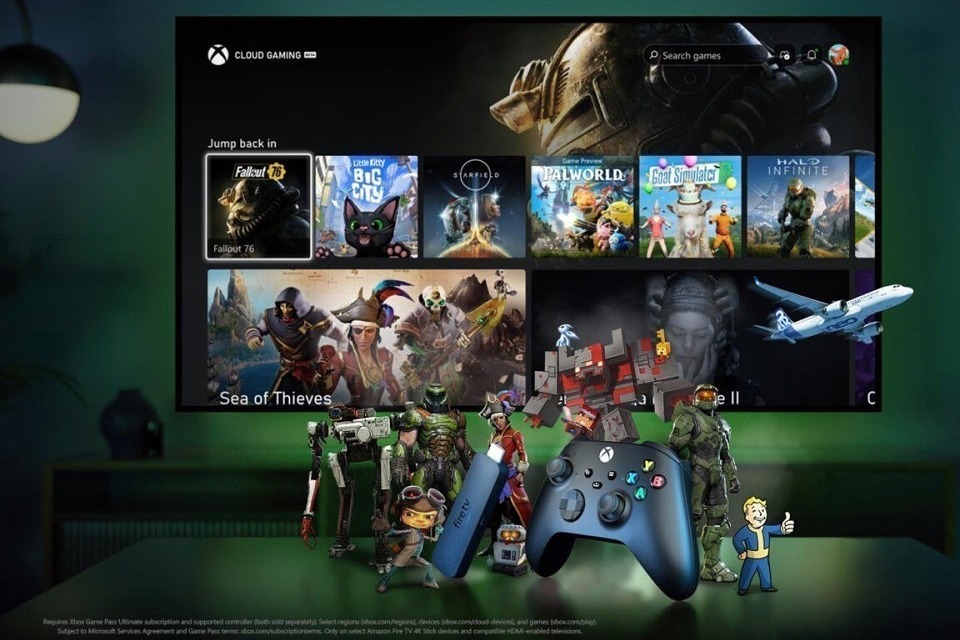 Jogos do Xbox Game Pass chegam ao Amazon Fire TV Stick via nuvem