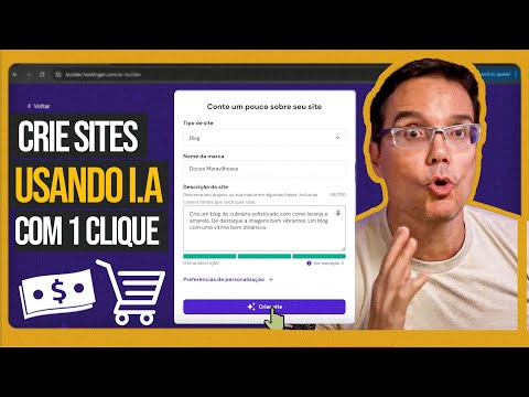VOCÊ PRECISA DE UM SITE? AGORA DA PRA CRIAR UM COM ESSA I.A EM 10 SEGUNDOS