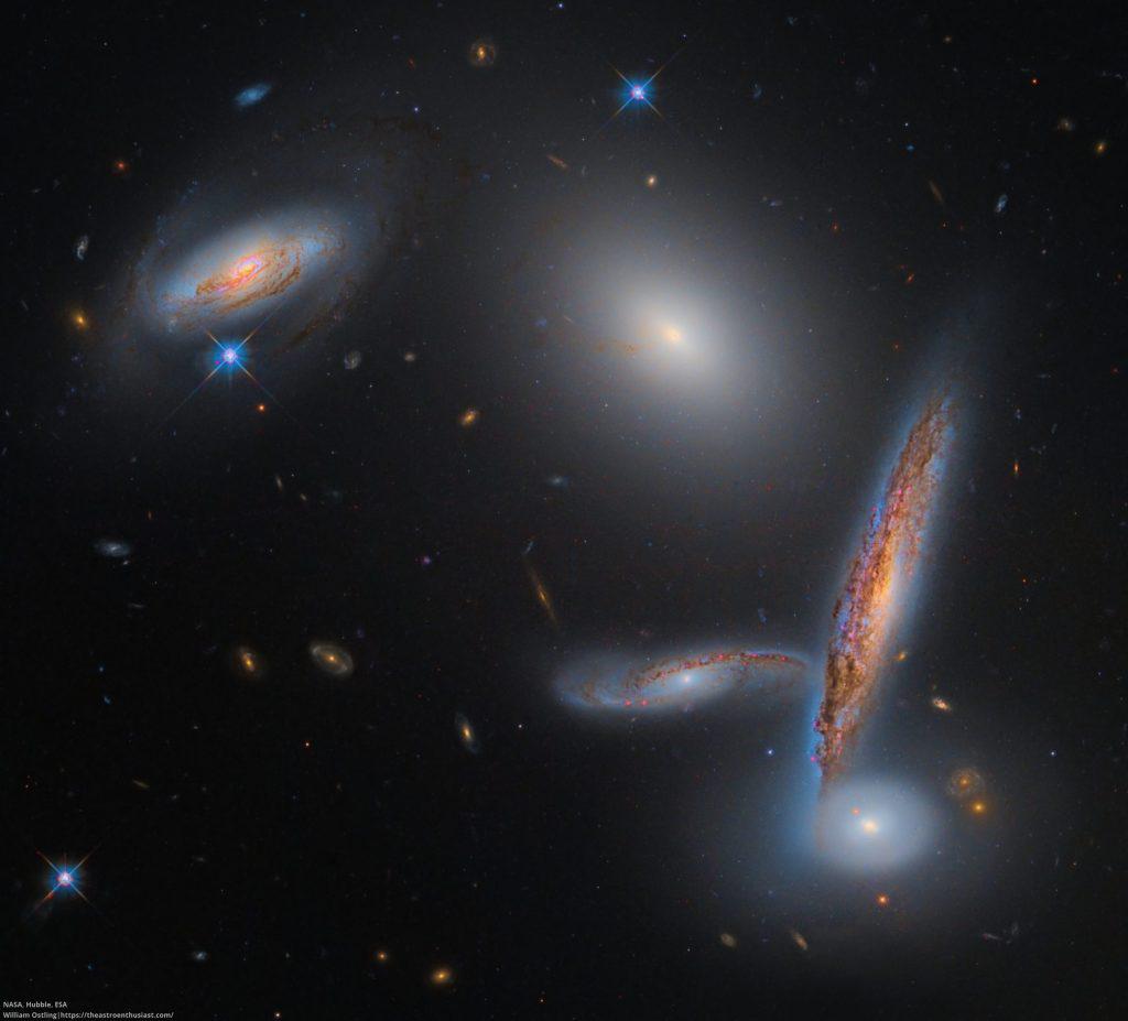 #AstroMiniBR: conheça o grupo de galáxias Hickson 40!