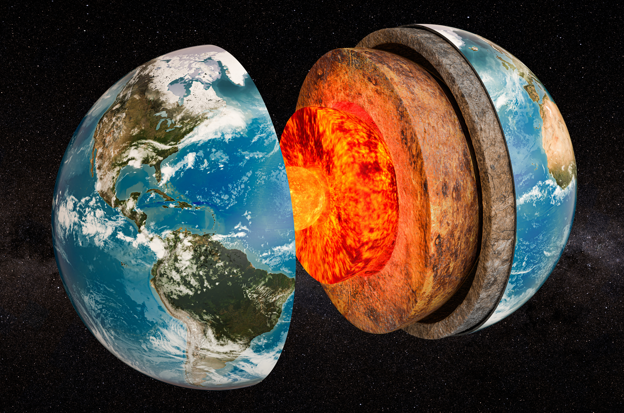 Viagem ao centro da Terra: uma exploração nas camadas do nosso planeta