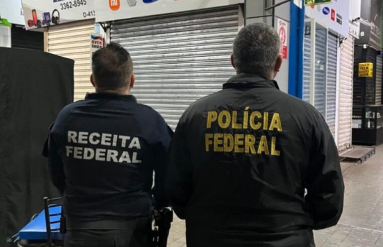 PF realiza operação contra grupo suspeito de contrabandear 500 mil celulares
