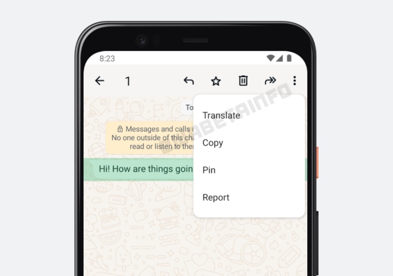 WhatsApp testa tradutor de texto para conversas no app para Android