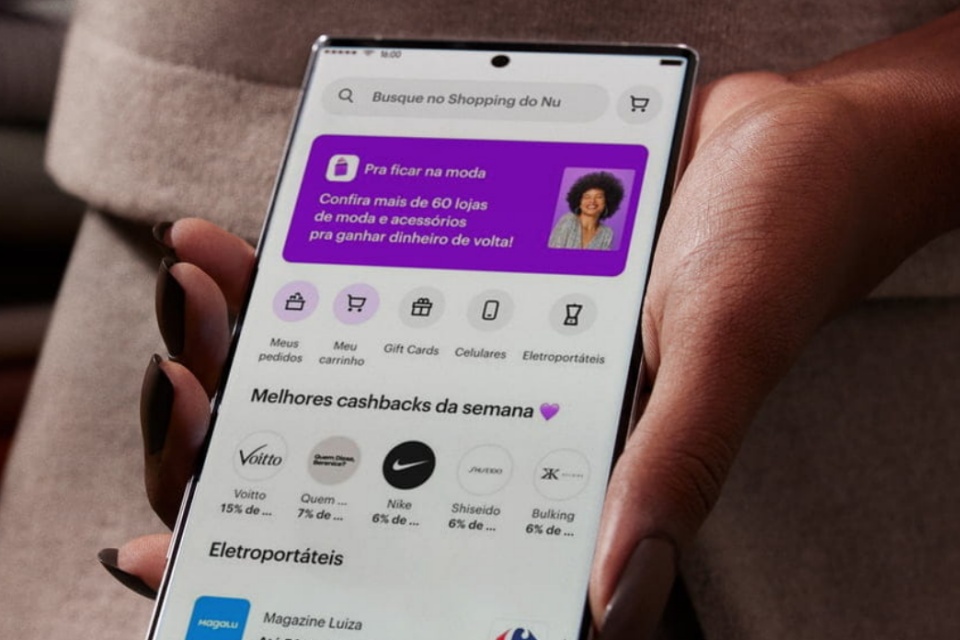 Prime Day: Shopping do Nubank está dando até 10% de cashback adicional