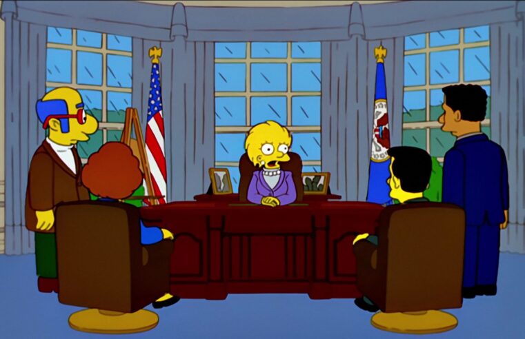 Os Simpsons previu Kamala Harris como presidente dos EUA? Entenda