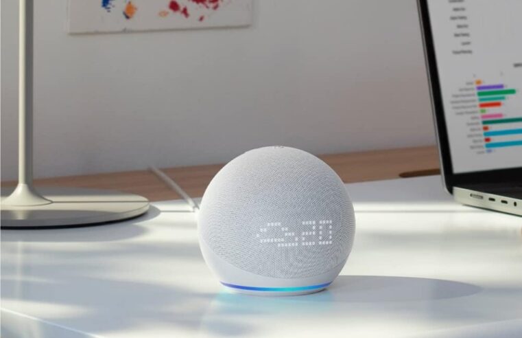 Amazon descontinua Echo Dot 5ª geração com relógio