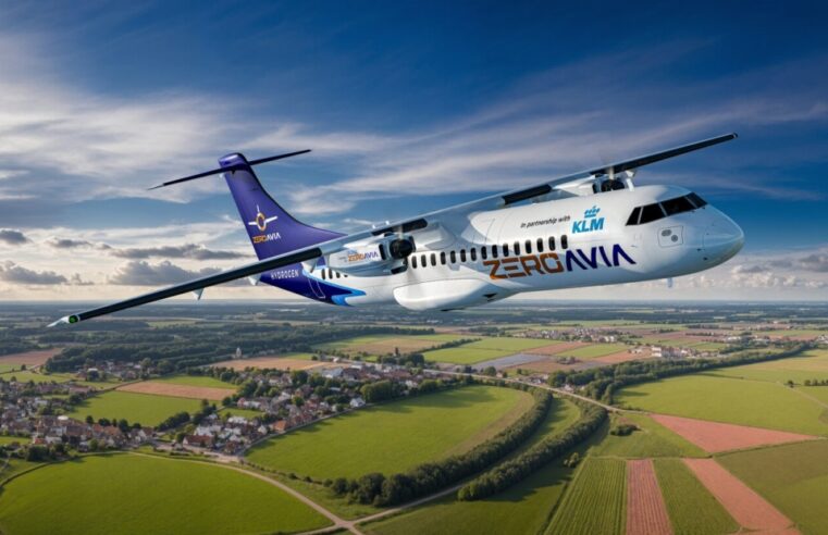 KLM e ZeroAvia planejam voo de teste com avião movido a hidrogênio em 2026