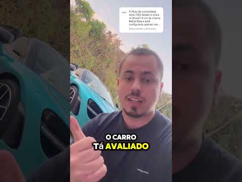 Daniel Penin comprou a MacLaren do Mc Paiva #danielpenin