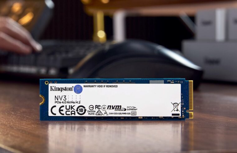 SSD Kingston NV3 chega com velocidade de 6 GB/s e menos aquecimento