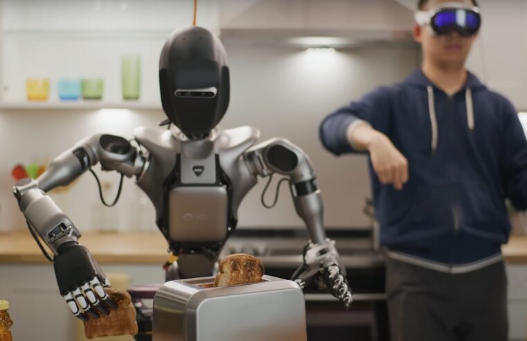 Nvidia usa Apple Vision Pro para treinar robôs humanoides; veja vídeo