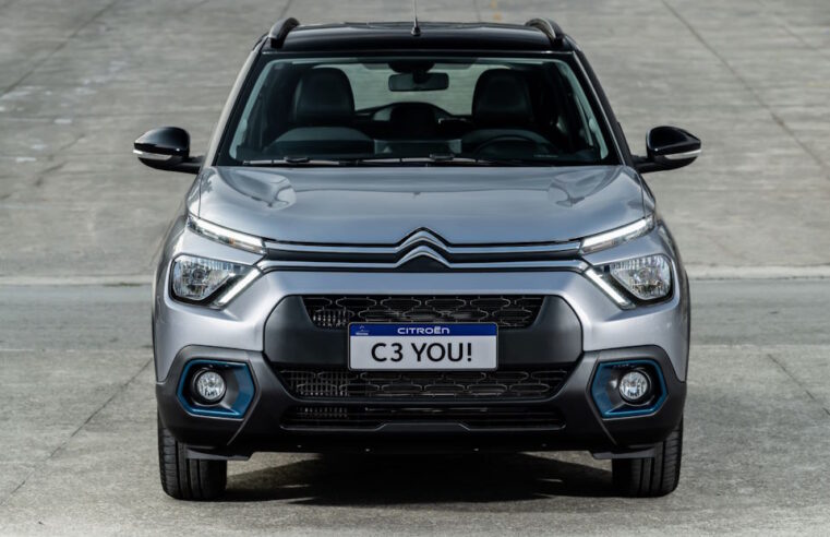 Novo Citroën C3 YOU! estreia motor 1.0 turbo e câmbio CVT por R$95.990