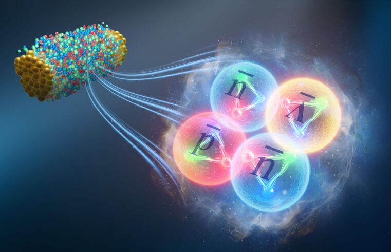 Cientistas descobrem o núcleo atômico de antimatéria mais pesado até hoje