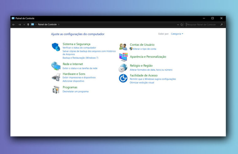 Voltou atrás: Microsoft pode não acabar com o Painel de Controle