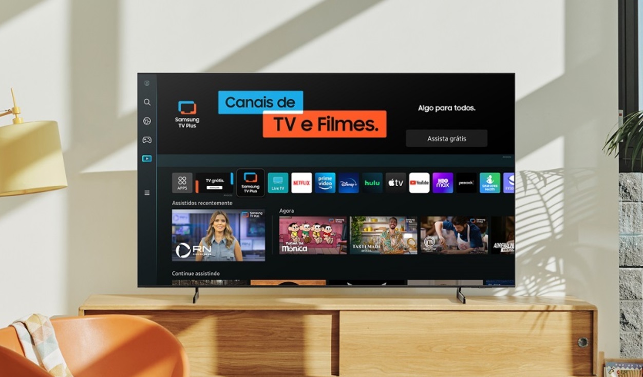 Novas TVs com IA da Samsung terão sete anos de atualização do Tizen