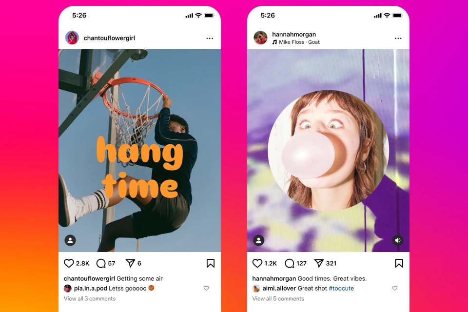Instagram lança novas ferramentas de texto para fotos, Stories e Reels