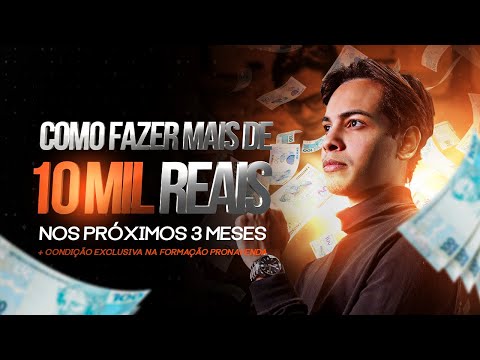 Como Faturar Mais de 10 Mil Reais na Internet nos Próximos 3 Meses (Aula Exclusiva)