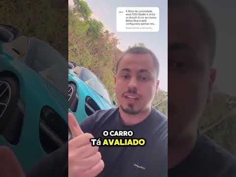 Daniel Penin comprou a MacLaren do McPaiva #danielpenin
