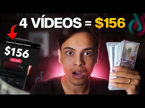 APRENDA A GANHAR $156 A CADA 4 VÍDEOS USANDO O TIKTOK – SEM APARECER E DE GRAÇA (Dinheiro online)