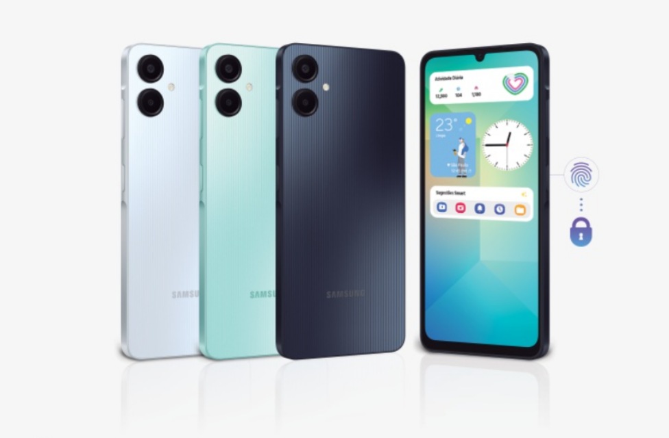 Galaxy A06 chega ao Brasil com câmera de 50 MP e bateria de 5.000 mAh