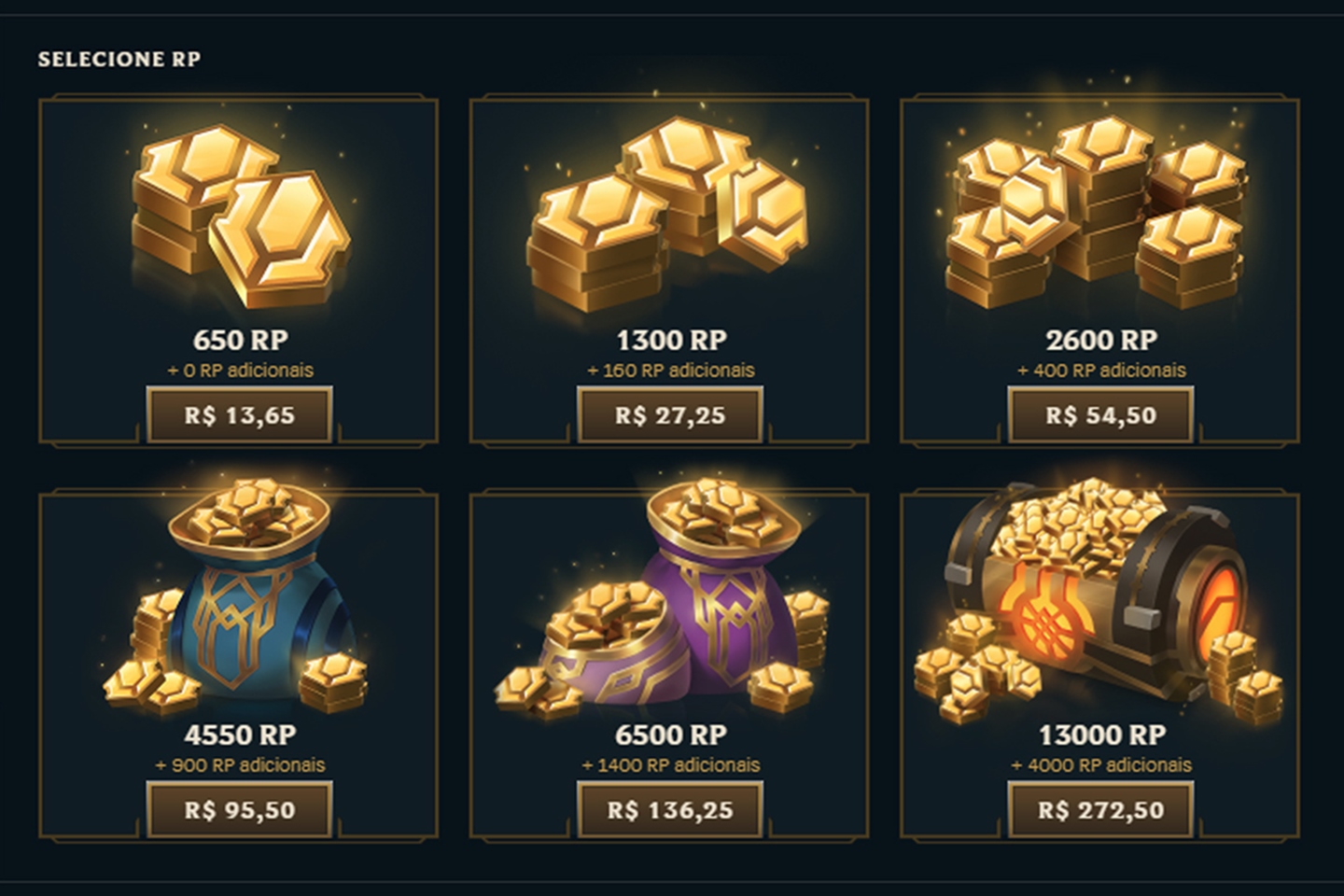 Riot aumenta os preços das moedas de League of Legends e Valorant no Brasil