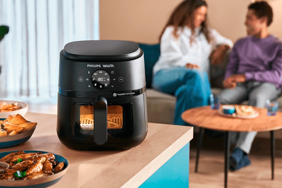 Philips Walita lança airfryers com design renovado e janela de visualização