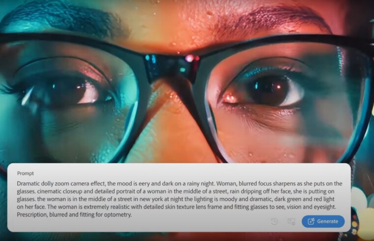 Adobe revela novas ferramentas de criação e edição de vídeos por IA