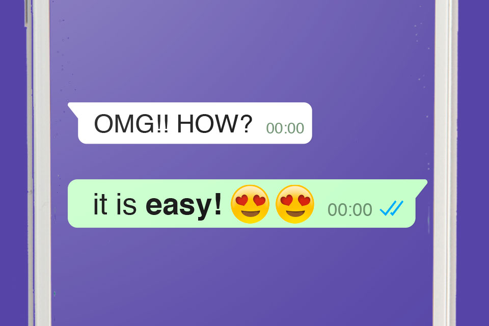 Como escrever em negrito, itálico ou riscado no WhatsApp?