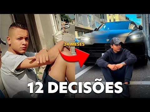 12 DECISÕES QUE ME TORNARAM MILIONÁRIO EM 24 MESES! (Dinheiro online)