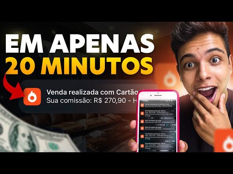 HOTMART: COMO FAZER A PRIMEIRA VENDA EM 20 MINUTOS PELO CELULAR – Passo a Passo (Dinheiro online)