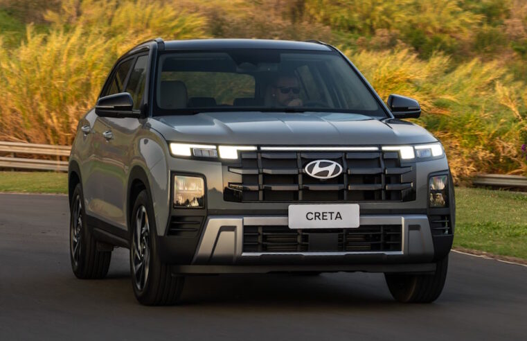 Hyundai lança Creta 2025 em cinco versões a partir de R$141.890; confira