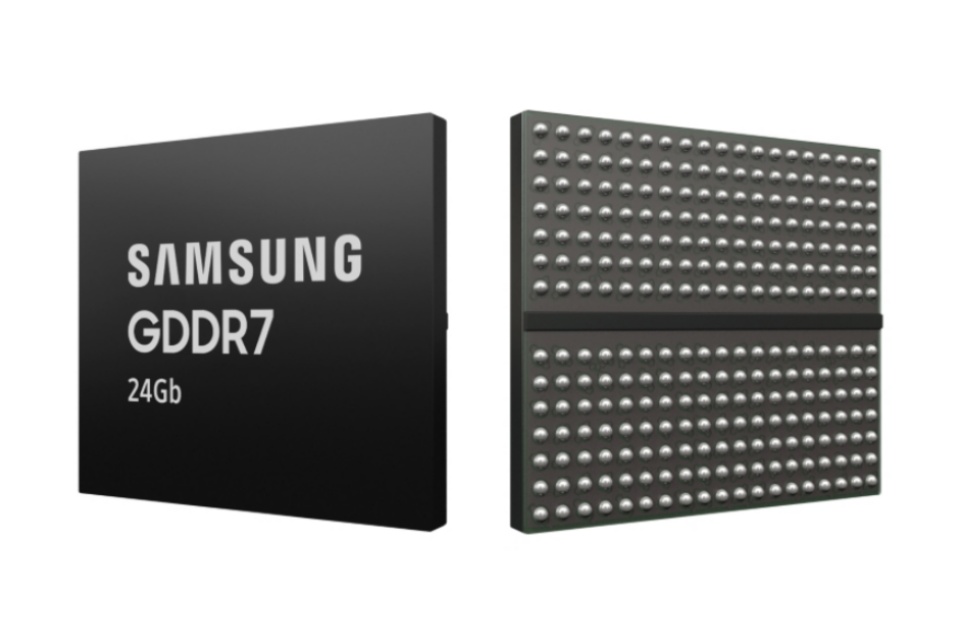 Samsung anuncia memória GDDR7 de 24 Gb com a maior velocidade do setor