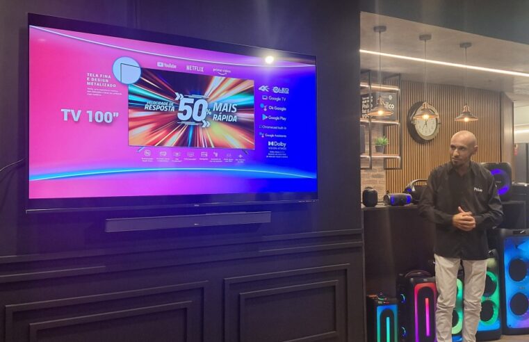Philco lança TV 4K QLED ‘gigante’ de 100 polegadas; veja preço e specs