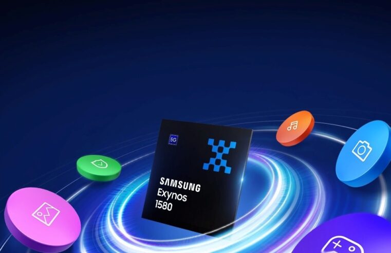 Samsung lança chip intermediário Exynos 1580 com GPU mais forte