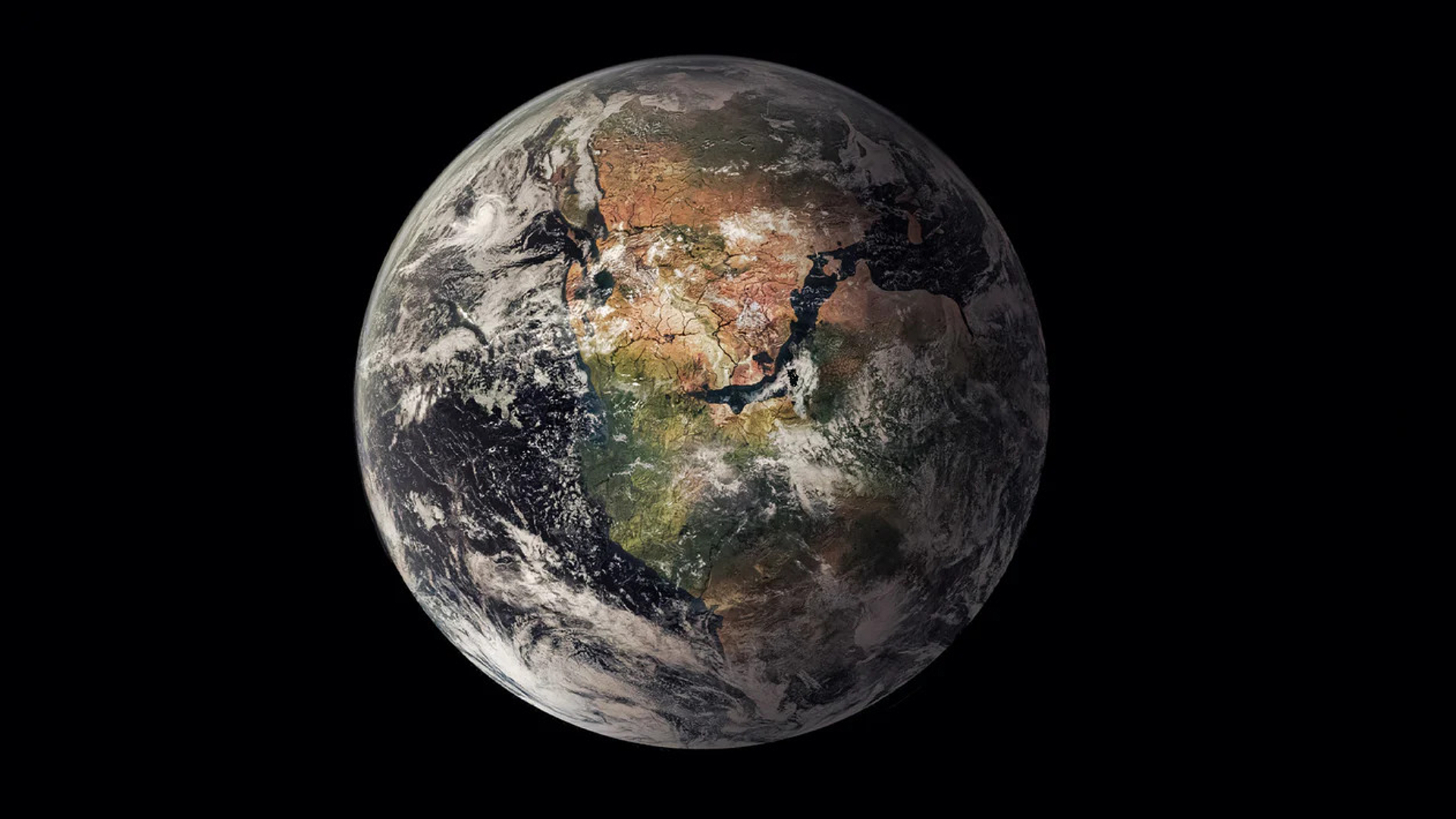 O manto da Terra se partiu em duas grandes regiões quando Pangeia se formou