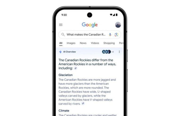 Google leva resumos de pesquisas gerados por IA para mais de 100 países
