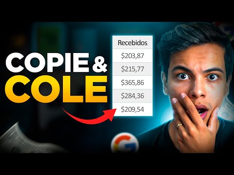 QUALQUER INICIANTE FAZ $200/DIA COM O GOOGLE COPIANDO E COLANDO ISSO (Dinheiro online)