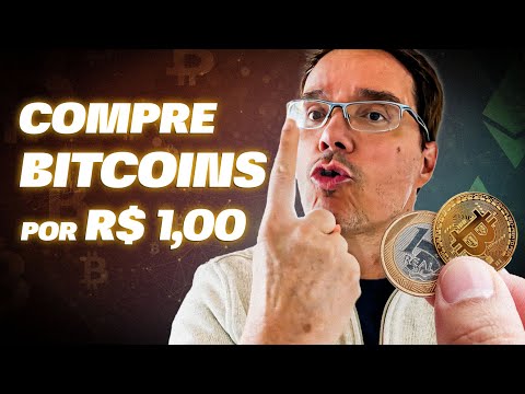 ACABOU A DESCULPA! COMPRE BITCOINS COM APENAS 1 REAL, VEJA COMO!