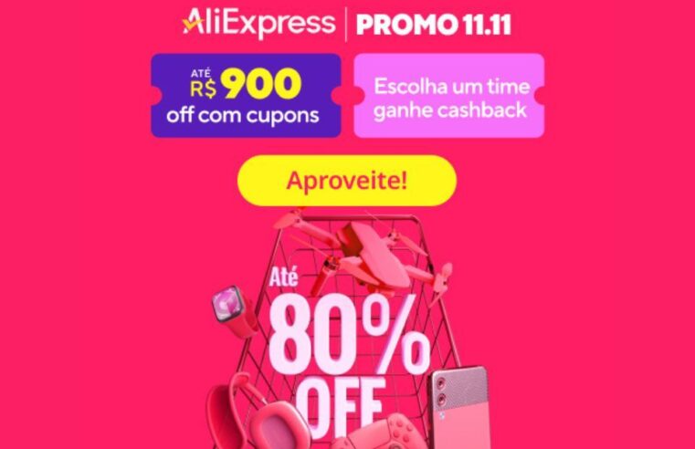 Último dia do 11.11 doAliExpress: veja lista de ofertas que ainda podem ser aproveitadas